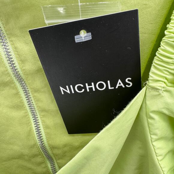 NWT Nicholas Women's Lime Cutout Berta Short Sleeves Mini Dress Size‎ 2 - Picture 8 of 12